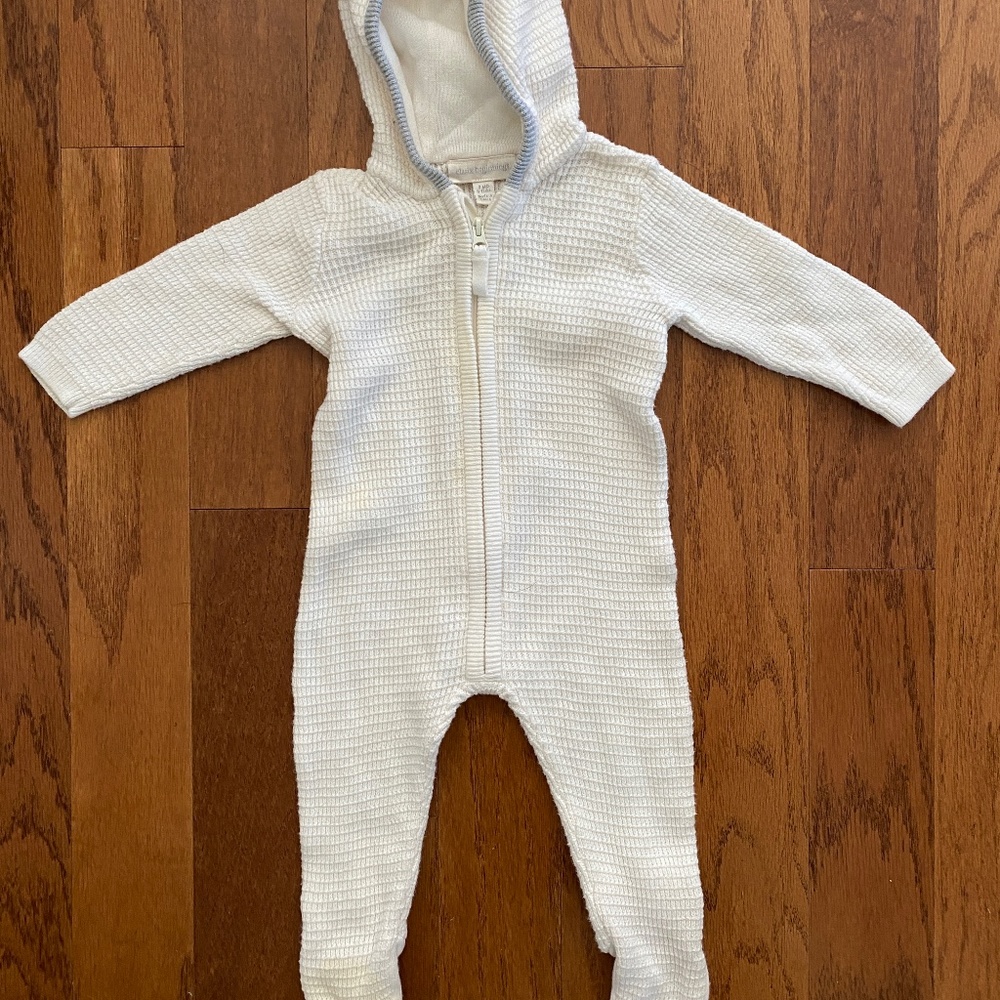 Clasix Beginnings 3 month cream waffle onesie